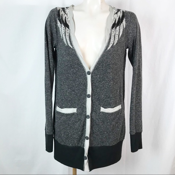 angel wing cardigan